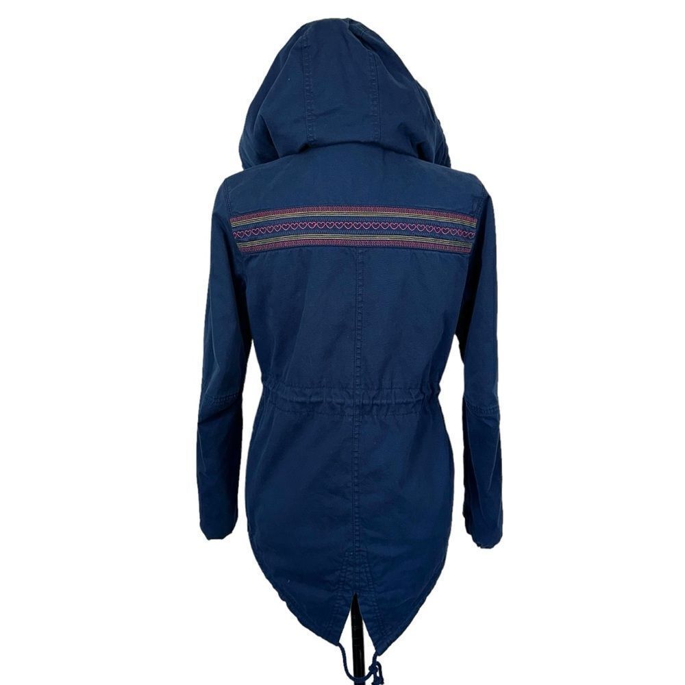 Adidas Neo Label Blue Embroidered‎ Winter Parka, Small - Picture 6 of 15